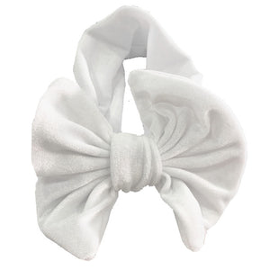 Toddle Kids Baby Girl Gold Velvet Headband Fashion Solid Cloth Bow Turban Knot Head Wrap Hairband Stretch Girls Headbands 3-12M