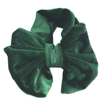 Load image into Gallery viewer, Toddle Kids Baby Girl Gold Velvet Headband Fashion Solid Cloth Bow Turban Knot Head Wrap Hairband Stretch Girls Headbands 3-12M