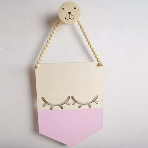 Wooden Baby Tent Hanging Curtains Nordic Style Wall Hanging Pendant Ornament Baby Photography Props Kids Room Nursery Wind Chime