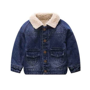 YATFIML 2018 WINTER WAMER JACKET FOR GIRLS BOYS COOL PATCHED COTTON EMBROIDERY CLOTHES DENIM JACKET OUTFITS 18M-5T