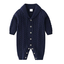 Load image into Gallery viewer, Knit jumpsuit &amp; cap
