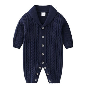 Knit jumpsuit & cap