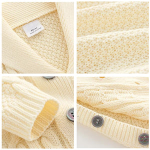 Knit jumpsuit & cap