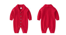 Load image into Gallery viewer, Knit jumpsuit &amp; cap