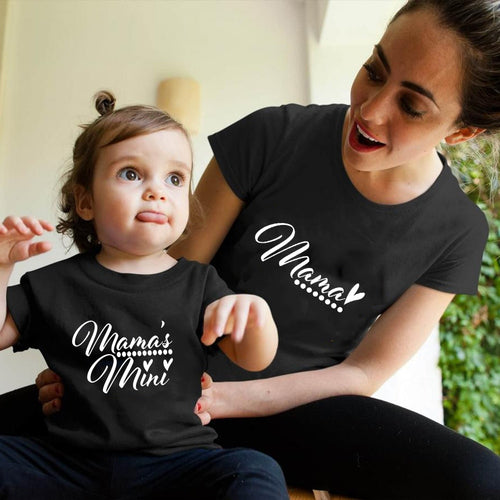 Mama's Mini Mommy and Me Outfits Family Match Clothes