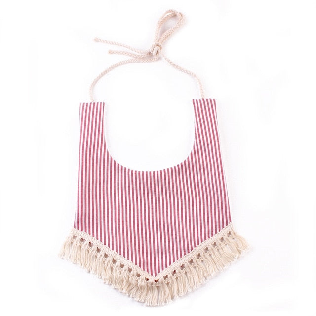 Brand New Arrivals Fringe Baby Infant Boy Girl Bandana Bibs Feeding Saliva Towel Dribble Triangle Bib Flower Striped Bibs