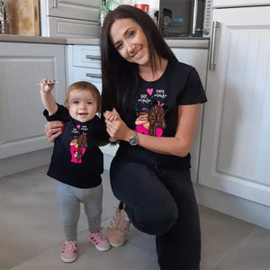 Mama Baby Mouse Cartoon Family T Shirt