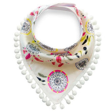 Load image into Gallery viewer, Cotton Waterproof Triangle Saliva Bibs