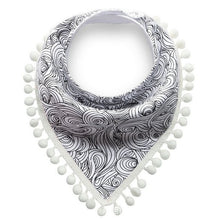 Load image into Gallery viewer, Cotton Waterproof Triangle Saliva Bibs