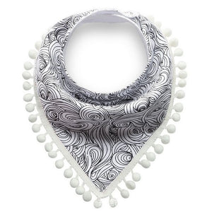 Cotton Waterproof Triangle Saliva Bibs
