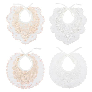 Cute Princess Lace Floral Bibs