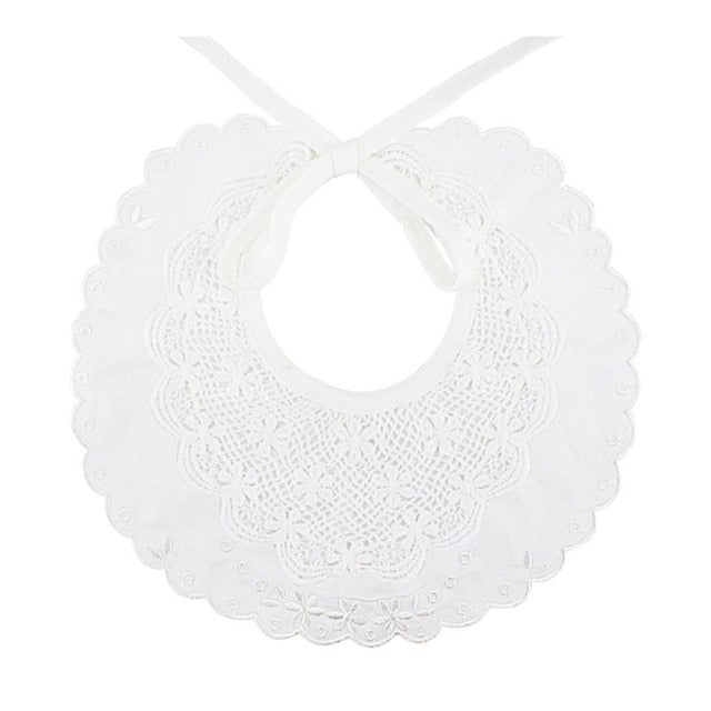 Cute Princess Lace Floral Bibs