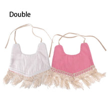 Load image into Gallery viewer, Baby Double-Sided Printing Tassel Saliva Towel