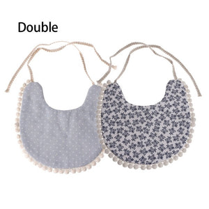 Baby Double-Sided Printing Tassel Saliva Towel