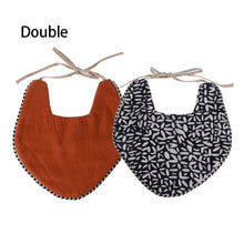 Load image into Gallery viewer, Baby Double-Sided Printing Tassel Saliva Towel