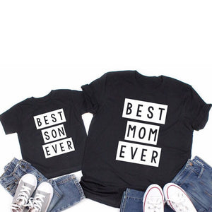 Best Mom Ever Best Son Ever Mama and Son T Shirts