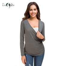 Load image into Gallery viewer, Breastfeeding Blouse Maternity Clothes