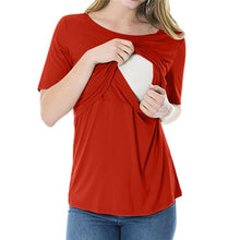 Load image into Gallery viewer, Casual Solid Tee Mother&#39;s Summer Short
