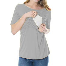 Load image into Gallery viewer, Casual Solid Tee Mother&#39;s Summer Short