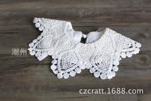 Load image into Gallery viewer, Cotton Lace Collar False Slobber Baby Girl Bib