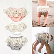 Load image into Gallery viewer, Adoeable Toddler Newborn Baby Girl Underwear Ruffle Frilly PP Pants Nappy Cover sunsuit Diaper 0-24M