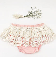 Load image into Gallery viewer, Adoeable Toddler Newborn Baby Girl Underwear Ruffle Frilly PP Pants Nappy Cover sunsuit Diaper 0-24M