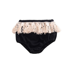 Summer Baby Cotton Shorts Infant Girls Tassel Ruffle Diaper Covers Kids Cute Frilly Pants Nappy Cover Bloomers D0881