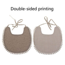 Load image into Gallery viewer, Floral Double-Sided Print Feeding Babies Bibs