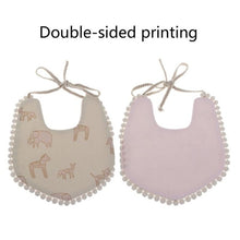 Load image into Gallery viewer, Floral Double-Sided Print Feeding Babies Bibs