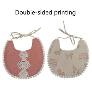 Floral Double-Sided Print Feeding Babies Bibs